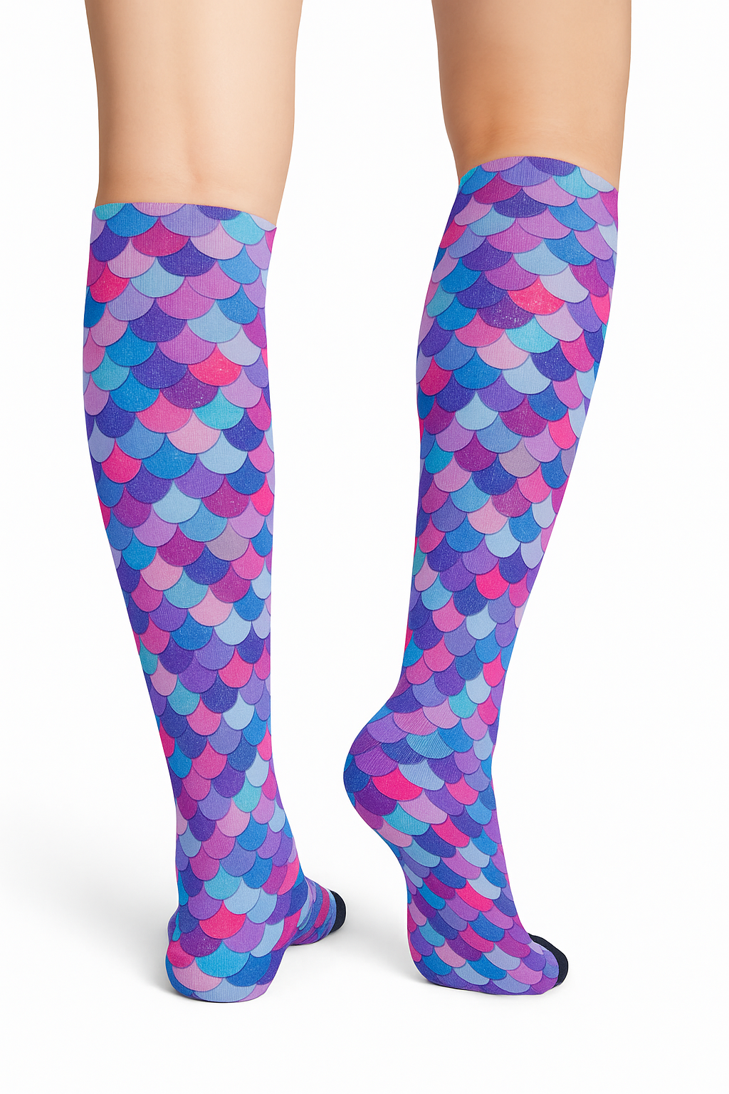 Wavy Blue and Starry Pink