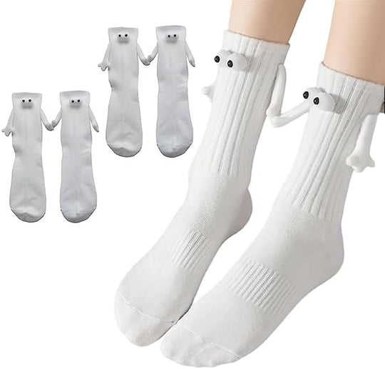 Magnetic Holding Hands Socks