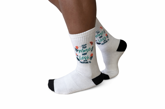 Pray More Worry Less Socks — For the Overthinking Mind