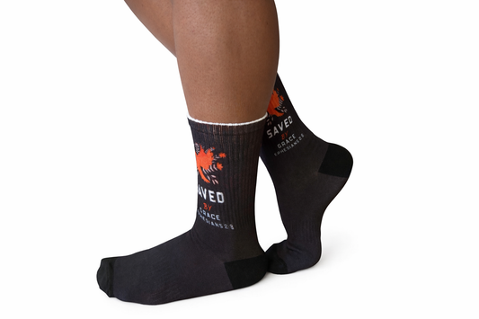 Saved by Grace Socks — For the Mom Who Feels Like She's Falling Short