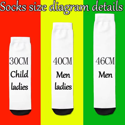 Printed Socks for Men Women, child