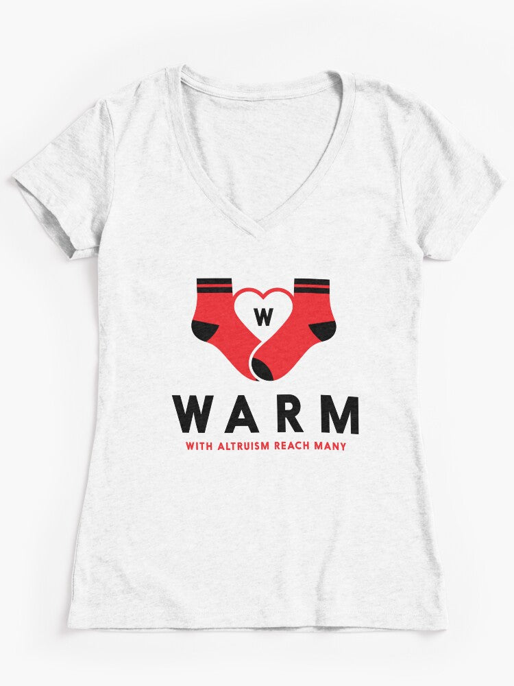 WARM Socks Graphic Tee Cozy ‘WARM’ Design Unisex Crewneck T-Shirt, Soft Everyday Wear with Comfort-First Message, Perfect Gift for Comfort Lovers & Casual Style