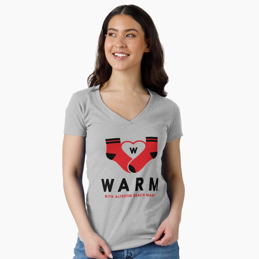WARM Socks Graphic Tee Cozy ‘WARM’ Design Unisex Crewneck T-Shirt, Soft Everyday Wear with Comfort-First Message, Perfect Gift for Comfort Lovers & Casual Style